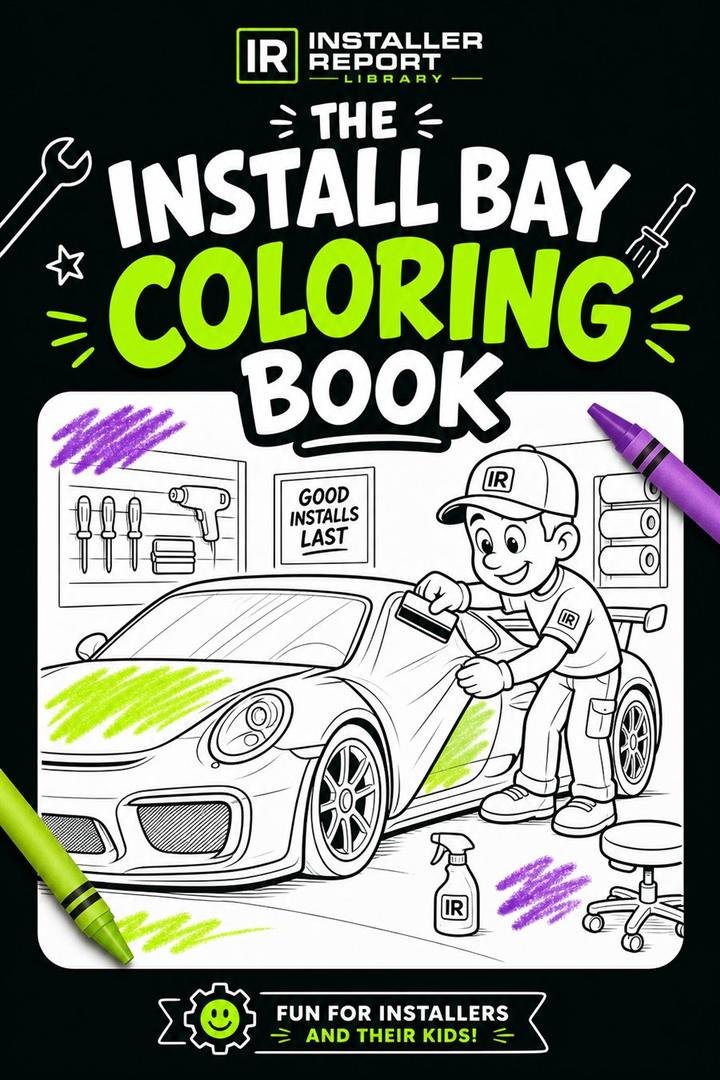 The Install Bay Coloring Book — cover