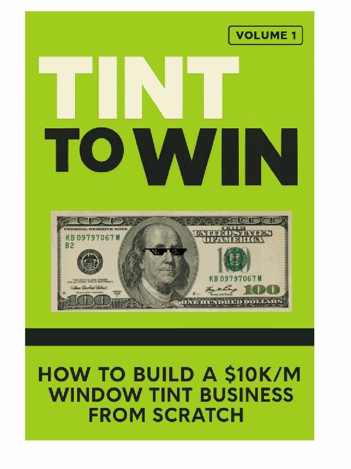 Tint to Win — cover